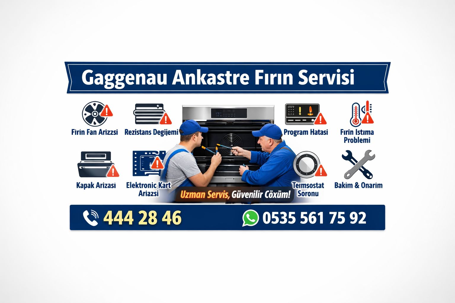 Gaggenau Ankastre Fırın Servisi